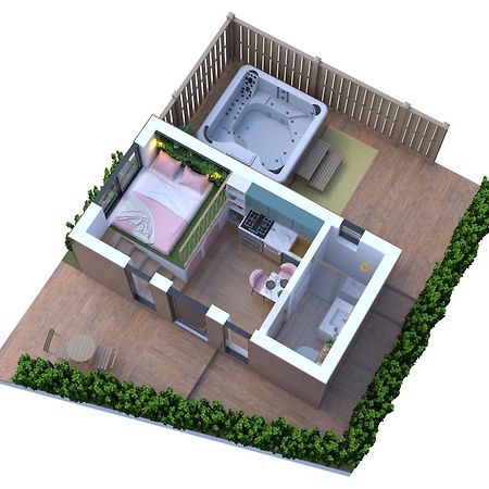 Studio Les 2 Fees - Jacuzzi - Deco Feerique Montfort-sur-Meu Exterior foto